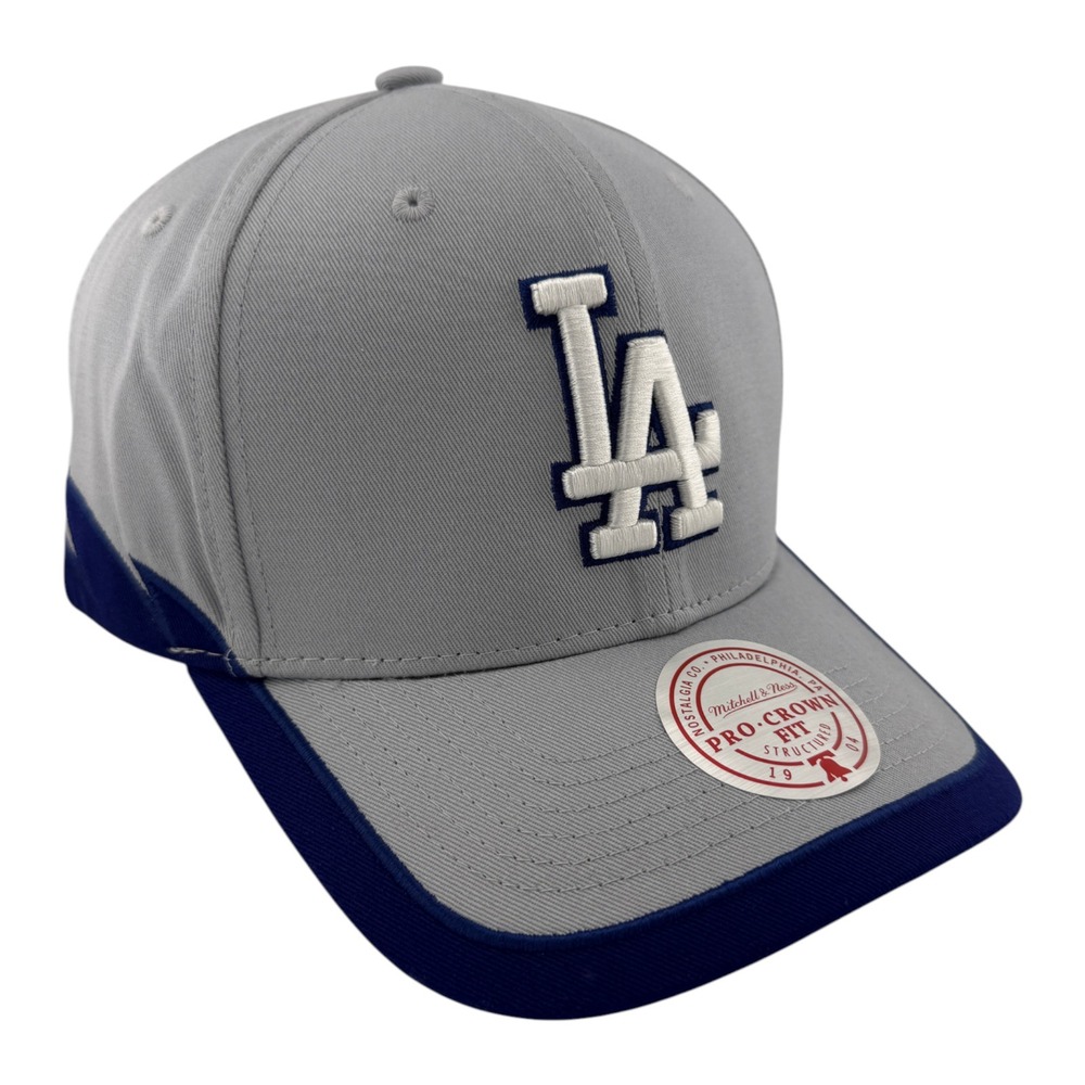 Mitchell & Ness Los Angeles Dodgers Color Up Flame Pro Crown Snapback Adjustable